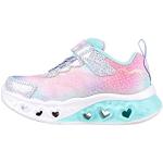 Chaussures de sport Skechers multicolores en tissu à motif fleurs Pointure 24 look fashion pour fille en promo 