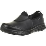 Chaussures de travail  Skechers noires Pointure 42 look fashion pour femme en promo 