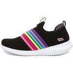 Chaussures de sport Skechers Ultra Flex noires Pointure 34 look fashion pour fille 