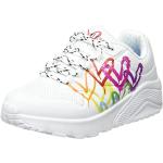 Chaussures de sport Skechers Uno blanches en polyuréthane Pointure 36,5 look fashion pour fille en promo 