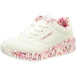 Chaussures de sport Skechers Uno blanches Pointure 33,5 look fashion pour fille en promo 