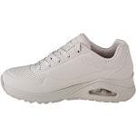 Chaussures de sport Skechers Uno blanches en cuir Pointure 38 look fashion pour femme en promo 