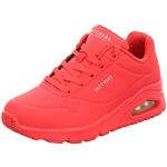 Chaussures de sport Skechers Uno rouges Pointure 39 look fashion pour femme en promo 