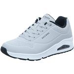 Chaussures de sport Skechers Uno grises en caoutchouc Pointure 48 look fashion pour homme 