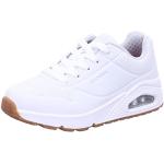 Chaussures de sport Skechers Uno blanches en caoutchouc Pointure 36 look fashion pour garçon en promo 