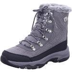 Bottes de neige & bottes hiver  Skechers Trego grises en caoutchouc imperméables Pointure 41 look casual pour femme 