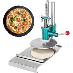 Plateaux ronds en acier à motif pizza inoxydables diamètre 17 cm 