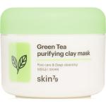 Masques visage au thé vert 100 ml pour le visage anti sébum purifiants texture crème pour femme 