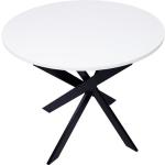 Tables de salle à manger design blanches laquées inspirations zen 4 places modernes 