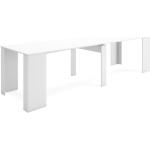 Tables console blanches extensibles 