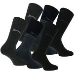 Slazenger 6 paires de chaussettes extensibles confortables pour hommes Hauteur mi-mollet, Coton, Fibre élastique Lycra (Anthracite Mix, 43-46)