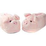 Chaussons peluche SleeperZ roses à motif animaux Pointure 36 look fashion pour fille 