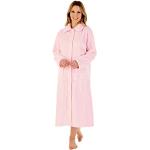 Slenderella HC02316 Robe de chambre boutonnée sur le devant pour femme, rose pâle, S