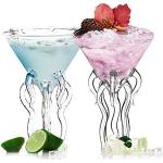 Verres à cocktail en verre à motif requins en lot de 2 300 ml 