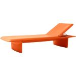 Chaises longues design Slide orange 