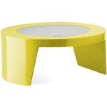 Tables basses Slide jaunes en verre 