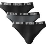 Slips en coton Athena gris foncé en coton en lot de 3 Taille 3 XL pour homme en promo 