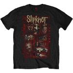 Slipknot T-Shirt Officiel en métal The Gray Ministry Sketch Boxes - Noir - Medium