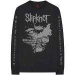 T-shirts à imprimés noirs Slipknot Taille S look Rock pour femme 