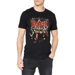T-shirts à imprimés noirs Slipknot Taille XL look fashion pour homme 