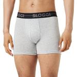 Boxers Sloggi gris clair en lot de 3 Taille XL look fashion pour homme en promo 