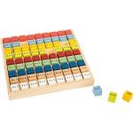 Tables de multiplication en bois 