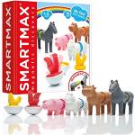 SMARTMAX - Les Animaux de la Ferme - My First Farm Animals - Jouet de Construction Magnétique - 6 Animaux à Assembler - pour Enfants à Partir de 1 an