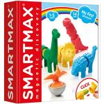 SMARTMAX - Mes Premiers Dinosaures - My First Dinosaurs - Assemblez Tous Les Dinosaures - Jeu de Construction Magnétique - 6 Animaux à Assembler - pour Enfants à Partir de 1 an