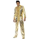 Déguisements de star dorés Elvis Presley Taille L look fashion en promo 