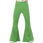 Pantalons flare verts Taille L look fashion pour homme en promo 