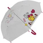Smiley World, Parapluie cannes Enfant Transparent rose bonbon 78 cm