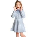 Robes à motifs enfant bleues pied de poule à motif poule Taille 2 ans look fashion pour fille de la boutique en ligne Amazon.fr 