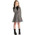 Robes à motifs enfant noires pied de poule à motif poule Taille 2 ans look fashion pour fille de la boutique en ligne Amazon.fr 