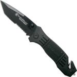 Smith & Wesson Extreme Ops SWFR2S noir, couteau de sauvetage