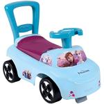 Smoby - La Reine des Neiges - Porteur Auto - Fonction Trotteur - Volant Directionnel - pour Enfant Dès 10 Mois - Coffre à Jouets - 720533 Bleu