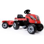 Smoby Toys , Tracteur Farmer Xl + Remorque Capot Ouvrable Rouge