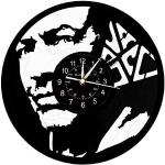 Smotly Horloge Murale en Vinyle, Vasco Rossi décoration Murale Grande Horloge, Horloge Murale Fait Main Cadeau créatif.