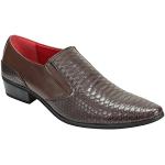 Chaussures casual de soirée Xposed en cuir de serpent Pointure 40 avec un talon entre 3 et 5cm look casual pour homme 