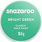 Snazaroo - Peinture Pour Visage et le Corps, Maquillage Pour Visage et Déguisement, Pour Enfants et Adults,Fard 75 ML, Couleur Vert Vif