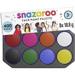 Articles de maquillage de déguisement Snazaroo multicolores hypoallergéniques format palettes et kits sans parfum pour enfant en promo 
