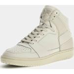 Baskets montantes Guess blanches en cuir à bouts ronds look casual 