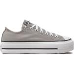 Chaussures casual Converse Chuck Taylor grises Pointure 38 look casual pour femme 