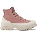 Chaussures casual Converse CTAS roses en cuir Pointure 37 look casual pour femme en promo 