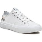 Chaussures casual Karl Lagerfeld blanches en cuir Pointure 35 look casual pour femme 