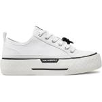 Chaussures casual Karl Lagerfeld blanches Pointure 36 look casual pour femme 