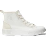 Chaussures casual de créateur Ralph Lauren blanches Pointure 39 look casual pour femme en promo 