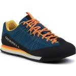 Chaussures de randonnée Merrell bleues en daim Pointure 42 look casual pour homme en promo 