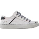 Chaussures casual Mustang blanches éco-responsable Pointure 36 look casual pour femme en promo 