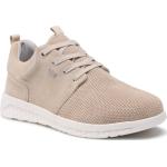 Chaussures s.Oliver beiges en cuir look casual pour homme 