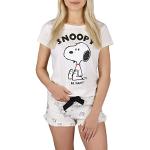 Pyjashorts blancs Snoopy Taille L classiques pour femme 